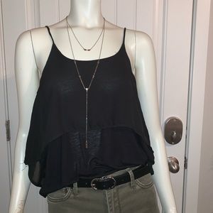 🌸 WET SEAL TANK TOP BLACK! 🌸